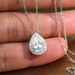 Celebrity Kwai Live Broadcast New Style Micro Inlaid Water Drop Emerald Zircon Necklace Women's Necklace Chain_ipsvogv.com