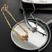 Internet celebrity 2023 niche titanium steel lock bone chain full of zirconium necklace, feminine and luxurious,_ipsvogv.com