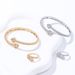 Women's Jewelry Heart Shaped Zircon Bracelet Punk Style Rap Hip Hop Bracelet Jewelry_ipsvogv.com