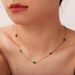New Fashion Trend Grandmother Green Diamond Bracelet Women, Zircon Inlaid With Fresh Titanium Steel Necklace For Women_ipsvogv.com