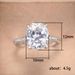 Cao Shi Trendy Ins Style Inlaid Zirconia Wedding Ring, Women's Engagement Party Ring_ipsvogv.com