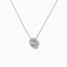 Hot Selling Pure Silver High-end Diamond Inlaid Double Ring Necklace, Light Luxury, Niche Design, Collarbone Chain,_ipsvogv.com