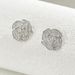 New Style Small Fresh Pastoral Style Flower Earrings Simple Inlaid Zircon Rose Earrings Temperament Earrings_ipsvogv.com