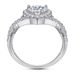Women's Jewelry Accessories S925 Silver Ring Fashion Zircon Love Silver Ring_ipsvogv.com