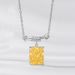 new Product S925 Silver Ice Flower Cut High Carbon Diamond Necklace Fashionable Simple Geometric Sugar Cube Clavicle Chain Female_ipsvogv.com