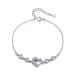 Wholesale Jewelry Love Ladies Korean Sterling Crystal Heart-shaped Bracelet_ipsvogv.com