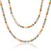 Women's Jewelry Colored Zircon Necklace Summer New Style Necklace Personality Fashion Temperament Light Luxury High End Clavicle Chain_ipsvogv.com