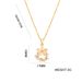 Flower Pendant Women's High-end Light Luxury Niche Design Necklace Sweet High-end Design Necklace Clavicle Chain Niche_ipsvogv.com