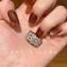 Lace Style Out Desire Pure Hollow Full Diamond, Small And Luxurious, High End, Ring, Ring Diamond, Luxurious, End, ,_ipsvogv.com