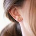 Cao Shi's New Asymmetrical Little Bee With Daisy For Women's High-end Temperament, Simple And Fresh Earrings_ipsvogv.com