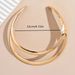 Exaggerated Metal Fashion Geometric Trend Versatile Necklace Collar Accessories For Women_ipsvogv.com