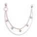 Hip Hop Double Layer Versatile Peach Heart Instagram Pant Hanging Chain Decoration Love Accessories For Men And Women_ipsvogv.com