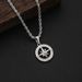 Men's Jewelry Polaris Ring Pendant Twisted Chain Necklace Stainless Steel Clavicle Chain Simple Accessories_ipsvogv.com