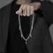 Design, Cool Style, Versatile Titanium Steel Necklace, Men's Trendy Brand, Punk Hip Hop Tassel Rivet, Light Luxury Clavicle Necklace_ipsvogv.com