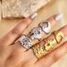 Popular Geometry Wide Face Stainless Personalized Hip Hop Fashion Real Gold Electroplated Titanium Steel Ring For Women_ipsvogv.com