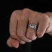Titanium Steel Shell Inlaid Non Fading High-end Sense, Fashionable, Simple And Versatile Matching Ring, Light Luxury_ipsvogv.com