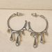 Jewelry High-End Liquid Irregular Water Drop Flowing Alloy Earrings_ipsvogv.com