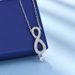 Crystal Elements Eternal Love Tassel Long Necklace For Women High End Sweater Chain_ipsvogv.com
