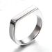 Men's Jewelry Titanium Steel Jewelry Personality Simple Men And Women Couples Smooth Titanium Steel Ring_ipsvogv.com