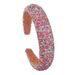 Headband Wide edge Headband Fabric sponge colorful rice beads hair accessories Trend party headwear_ipsvogv.com