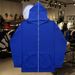 Men's Clothing Solid color sweatshirt zipper hoodie blank cardigan zipper hoodie sweatshirt spot_ipsvogv.com