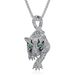 Trendy New Animal Hip-Hop Jewelry Titanium Steel Color-Retaining Gold-Plated Oil-Drip Rhinestone Leopard Head Pendant_ipsvogv.com