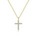 Copper Plated K Real Gold Zircon Pendant Necklace Jewelry Simple Clavicle Chain Gift Girlfriend Wedding Necklace_ipsvogv.com
