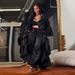 Women's Clothing new women's long windbreaker autumn new solid color ruffled shawl coat_ipsvogv.com