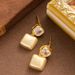 Exquisite And Fashionable Diamond Inlaid Zircon For Women With A Sense Of Light Luxury, Niche Fashion, Silver Needle_ipsvogv.com