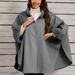 Women's Clothing 2024 autumn and winter new fur collar cape cloak coat casual retro loose shawl women's clothing large size_ipsvogv.com
