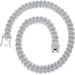 Hip Hop Men's And Women's Cuban Chain Necklace Full Double Row Diamond Trendy Accessories_ipsvogv.com