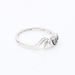 Women's Jewelry Elegant Heart-Shaped "Mom" Engraved Ring With Floral Design, Silver Plated Copper, Perfect Gift For Mother's Day_ipsvogv.com