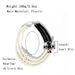 Fashionable diamond studded geometric square pearl multi-layer necklace NK23600_ipsvogv.com