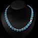 Women’s Jewelry Set Fashion Alloy High End Fashion Light Luxury Rhinestone Rock Sugar Necklace Ladies Light Blue Necklace Jewelry_ipsvogv.com