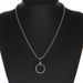 Hip hop trendsetter versatile internet celebrity matching circular ring necklace men's pendant trendy jumpy pendant_ipsvogv.com
