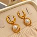 Freshwater pearl earrings with niche design, exquisite temperament, and ear accessories_ipsvogv.com
