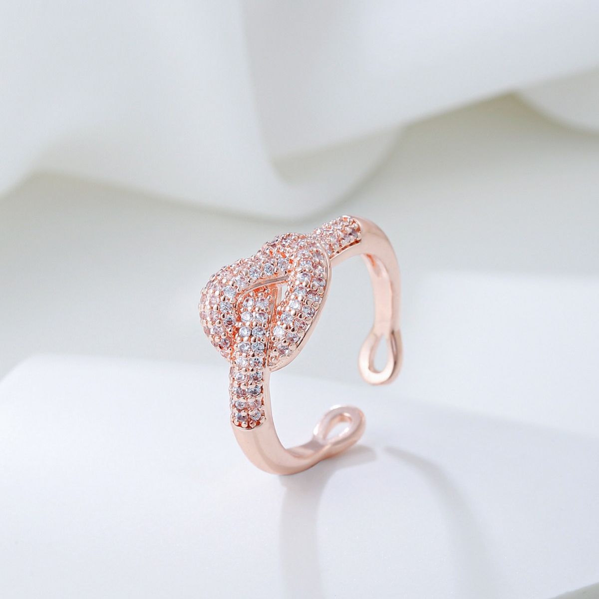 Subtle, fresh, sweet Korean style versatile for women, inlaid with copper zircon windi ri, geometric index fier_ipsvogv.com