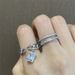 Subtle Sweet Cool Style Personalized Geometric Sparkling Diamond Zircon Open Temperament Versatile Square Socialite_ipsvogv.com