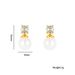 Fading Pearl Zircon Pendant Necklace Women's Autumn and Winter Niche High-end Titanium Steel Clavicle Chain suit Simple Accessories_ipsvogv.com