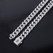 Unisex 12mm New Spring Buckle Alloy Necklace Men's Cool Jewelry Personality Hip Hop Style Cuban Chain_ipsvogv.com