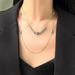 Fashion Niche Design Irregular Titanium Steel Gold-plated Multi-layer Stacked Necklace For Women_ipsvogv.com