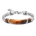 Natural For Men Trendy Fashion Personality Cool Titanium Steel Chain Spliced Tiger Eye Stone Men's Bracelet_ipsvogv.com