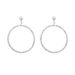 Unisex Small Commodity Fashion Claw Chain Rhinestone Large Circle Earrings Earrings_ipsvogv.com