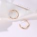 hot selling earrings new creative simple geometric twisted earrings retro personality matte earrings_ipsvogv.com