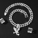 Hip Hop Street Animal Necklace Men's Cuban Chain Decoration Personalized Alloy Eagle Pendant_ipsvogv.com