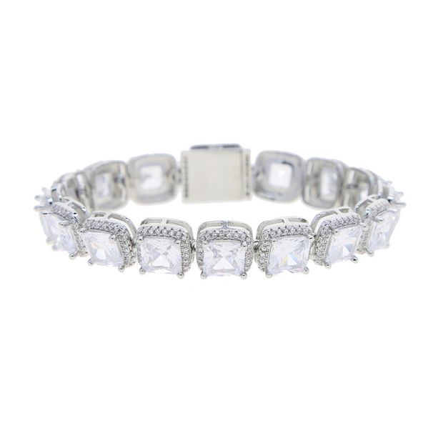 Women's Jewelry Fashion Light Luxury High End Square Zircon Bracelet Hip Hop Punk Women's Zircon Jewelry_ipsvogv.com