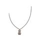 Copper Plated Real Gold Zircon Bear Men's Necklace Punk Light Luxury Titanium Steel Chain Fun Niche Design Accessories_ipsvogv.com