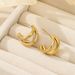 Unisex Geometric Earrings For Women High End Small Accessories Niche Stainless Steel Earrings Hot Selling_ipsvogv.com