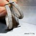 Cao Shi Exaggerates With Full Diamond Earrings, Female Personality, Niche, Elegant Accessories, Fashionable Internet_ipsvogv.com