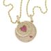 Men's Jewelry Zircon Inlaid Love Sun Moon Necklace Couple Hip Hop Pendant 520 Valentine's Day Gift_ipsvogv.com